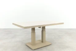 Brooklyn up&down verstelbare tuintafel 140x85 cm. - Latte