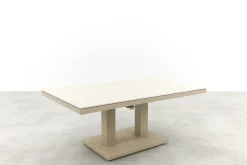 Brooklyn up&down verstelbare tuintafel 140x85 cm. - Latte
