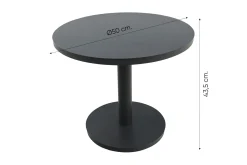 Canto ronde bijzettafel Ø50 cm. - Royal Grey