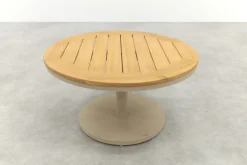 Canto ronde loungetafel Ø70 cm. - Latte/Teak