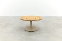 Canto ronde loungetafel Ø70 cm. - Latte/Teak