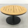Canto ronde loungetafel Ø70 cm. - Royal Grey/Teak