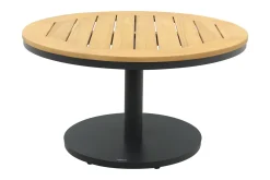 Canto ronde loungetafel Ø70 cm. - Royal Grey/Teak