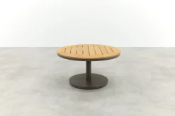 Canto ronde loungetafel Ø70 cm. - Terre/Teak