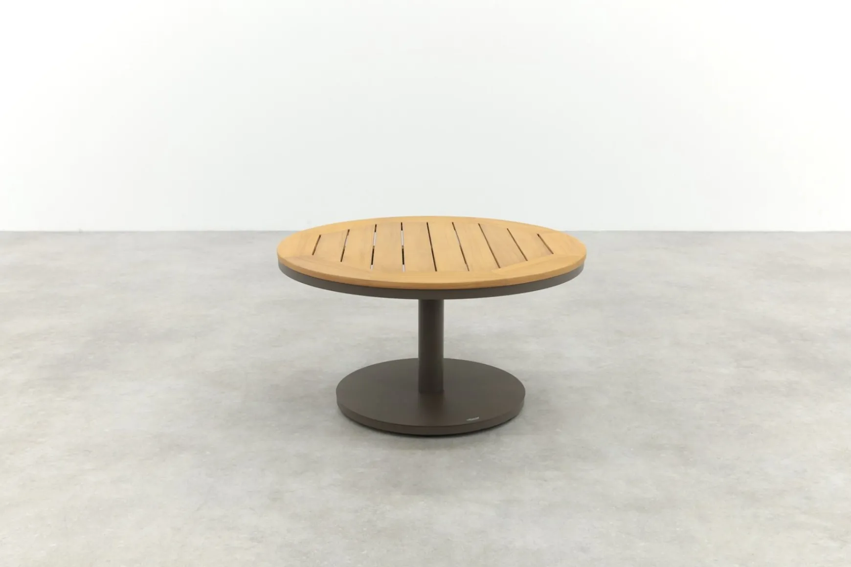 Canto ronde loungetafel Ø70 cm. - Terre/Teak