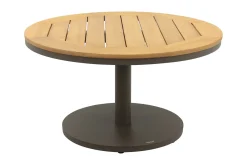 Canto ronde loungetafel Ø70 cm. - Terre/Teak