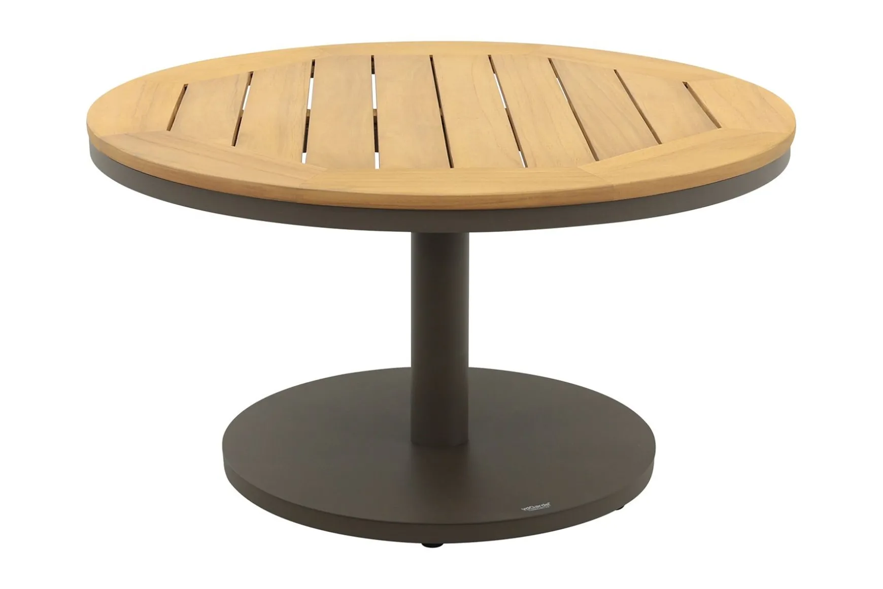 Canto ronde loungetafel Ø70 cm. - Terre/Teak