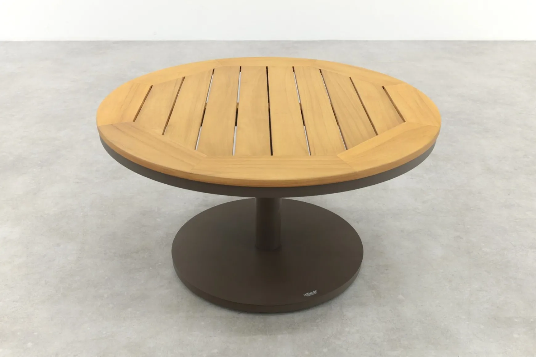 Canto ronde loungetafel Ø70 cm. - Terre/Teak