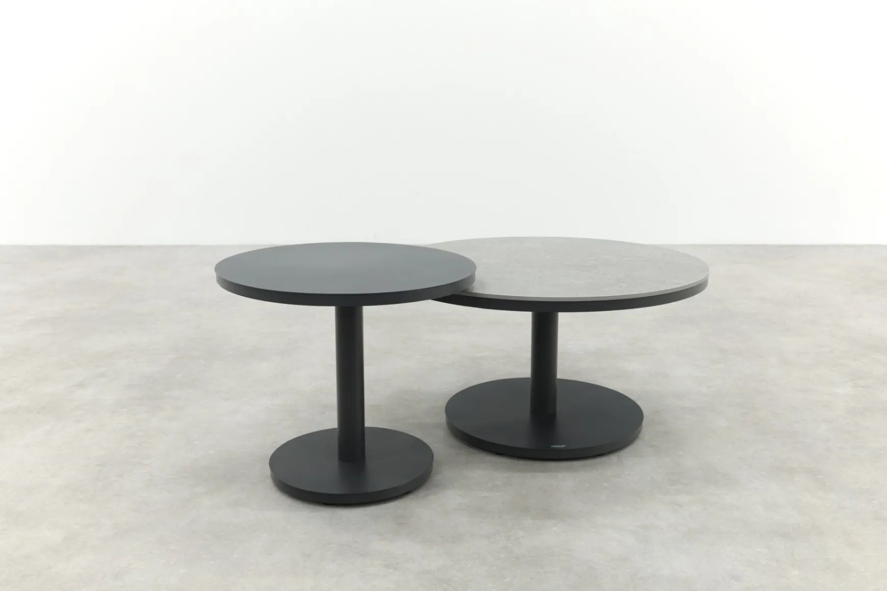 Canto ronde loungetafel set - Royal Grey/Keramiek