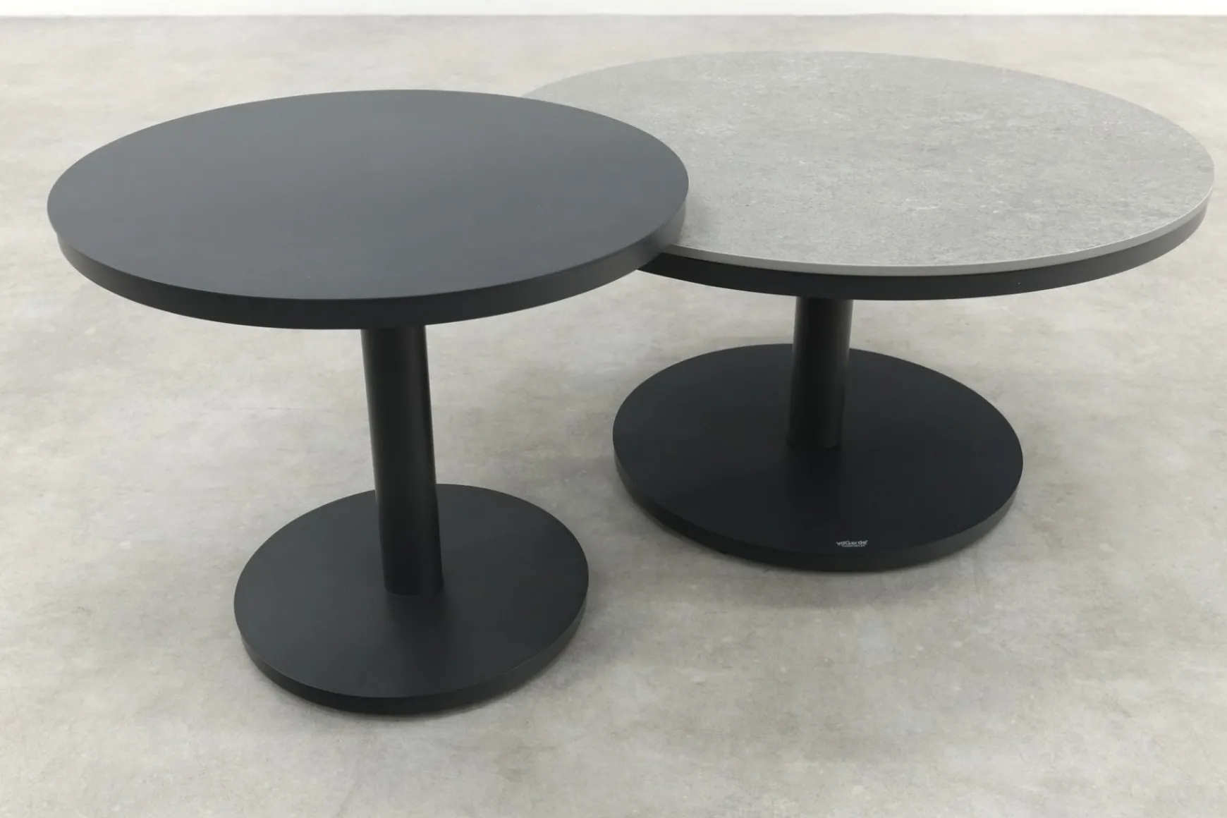 Canto ronde loungetafel set - Royal Grey/Keramiek