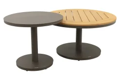 Canto ronde loungetafel set - Terre/Teak