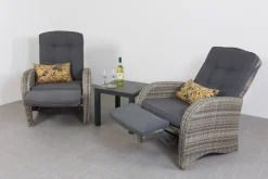 Casablanca/Atlanta verstelbare stoel loungeset - 3-delig