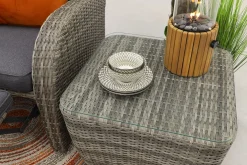 Casablanca verstelbare stoel loungeset met bijzettafel - 3-delig