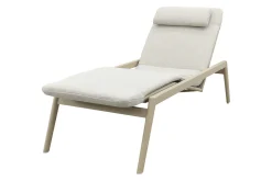 Corfu verrijdbaar ligbed incl. kussen - Latte