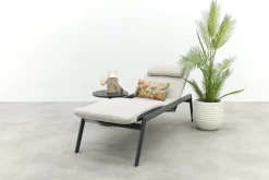 Corfu verrijdbaar ligbed incl. kussen - Royal Grey