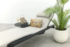 Corfu verrijdbaar ligbed incl. kussen - Royal Grey