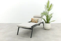 Corfu verrijdbaar ligbed incl. kussen - Royal Grey