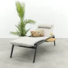 Corfu verrijdbaar ligbed incl. kussen & side table - Royal Grey