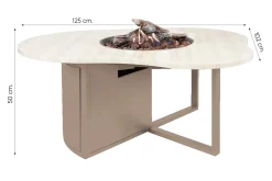 Cosiloft Novi organische gashaard - Sandy Beige