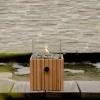 Cosiscoop Timber Teak - Gaslantaarn - Vierkant