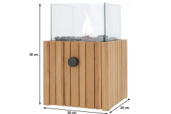 Cosiscoop Timber Teak - Gaslantaarn - Vierkant