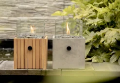 Cosiscoop Timber Teak - Gaslantaarn - Vierkant