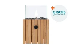 Cosiscoop Timber Teak - Gaslantaarn - Vierkant