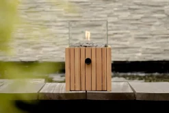 Cosiscoop Timber Teak - Gaslantaarn - Vierkant