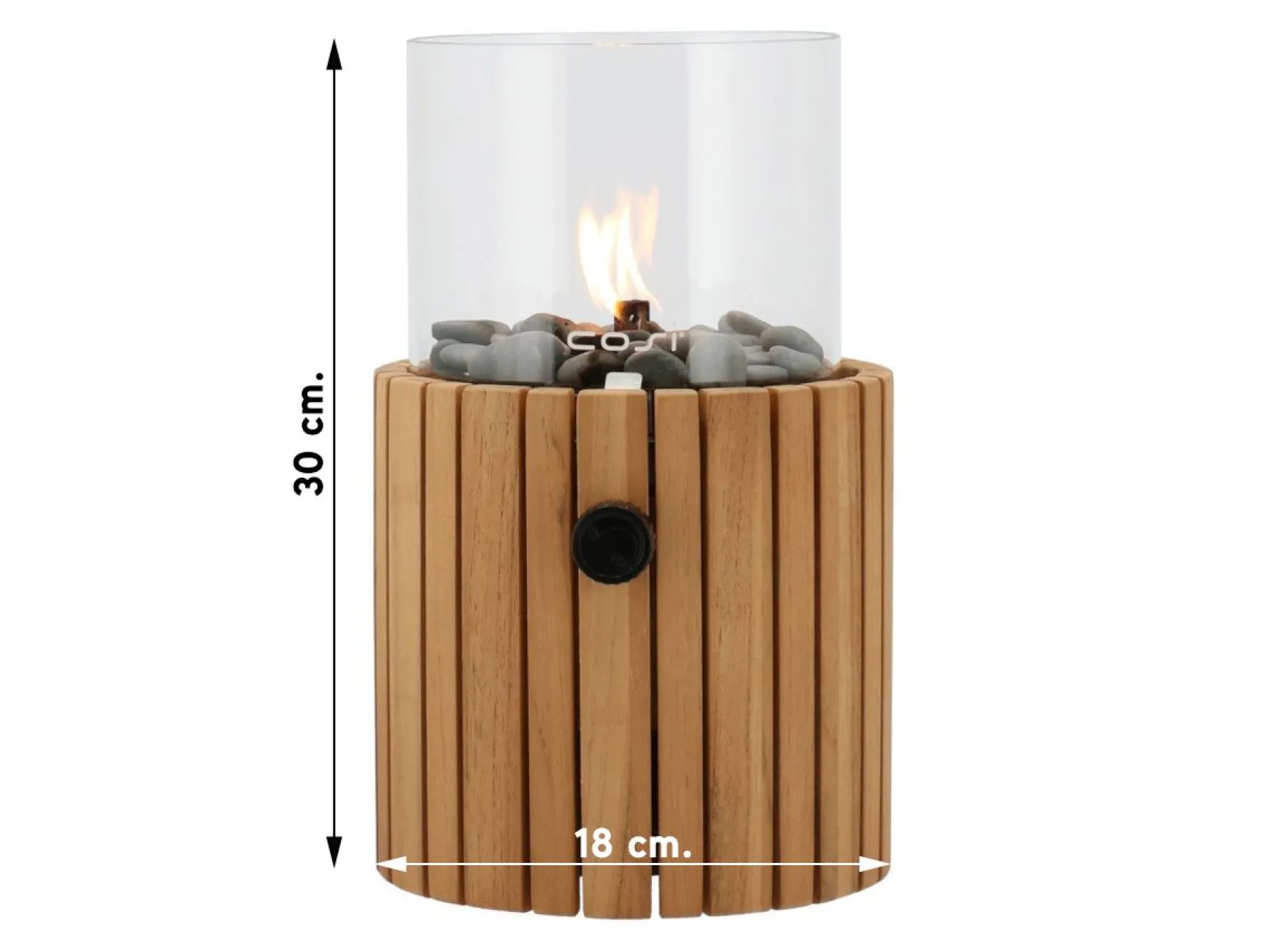 Cosiscoop Timber Teak - Gaslantaarn