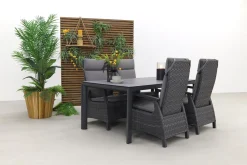 Darwin/Baltimor 180 cm. verstelbare tuinset - 5-delig