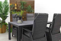 Darwin/Baltimor 180 cm. verstelbare tuinset - 5-delig