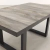 Darwin lounge dining tafel 140 x 85 cm. - antraciet