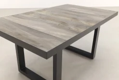 Darwin lounge dining tafel 140 x 85 cm. - antraciet