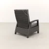 Darwin verstelbare loungestoelen + Atlanta bijzettafel - antraciet