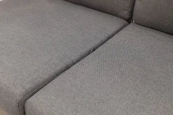 Darwin wicker verstelbare 3-zits loungebank - Antraciet