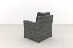 Delta lounge diningset - 6 delig- Organic grey