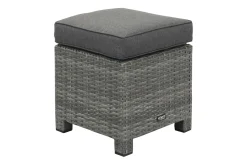 Delta lounge diningset - 6 delig- Organic grey