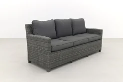 Delta lounge diningset - 6 delig- Organic grey