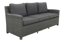 Delta lounge diningset - 6 delig- Organic grey