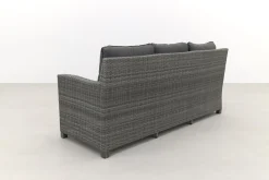 Delta lounge diningset - 6 delig- Organic grey