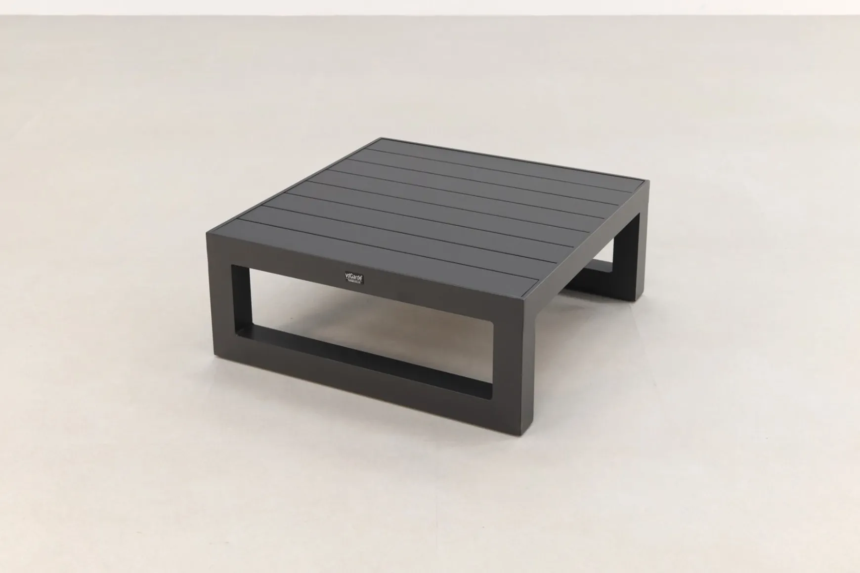 Divan aluminium loungeset - hoekbank - antraciet