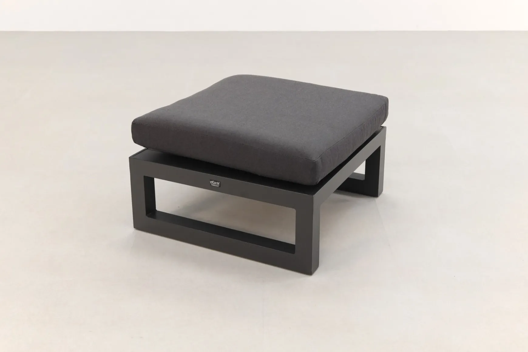 Divan aluminium loungeset - hoekbank - antraciet