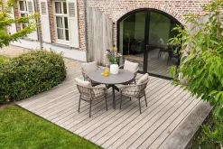 Dublin ronde tuintafel Ø120 cm. - Antraciet