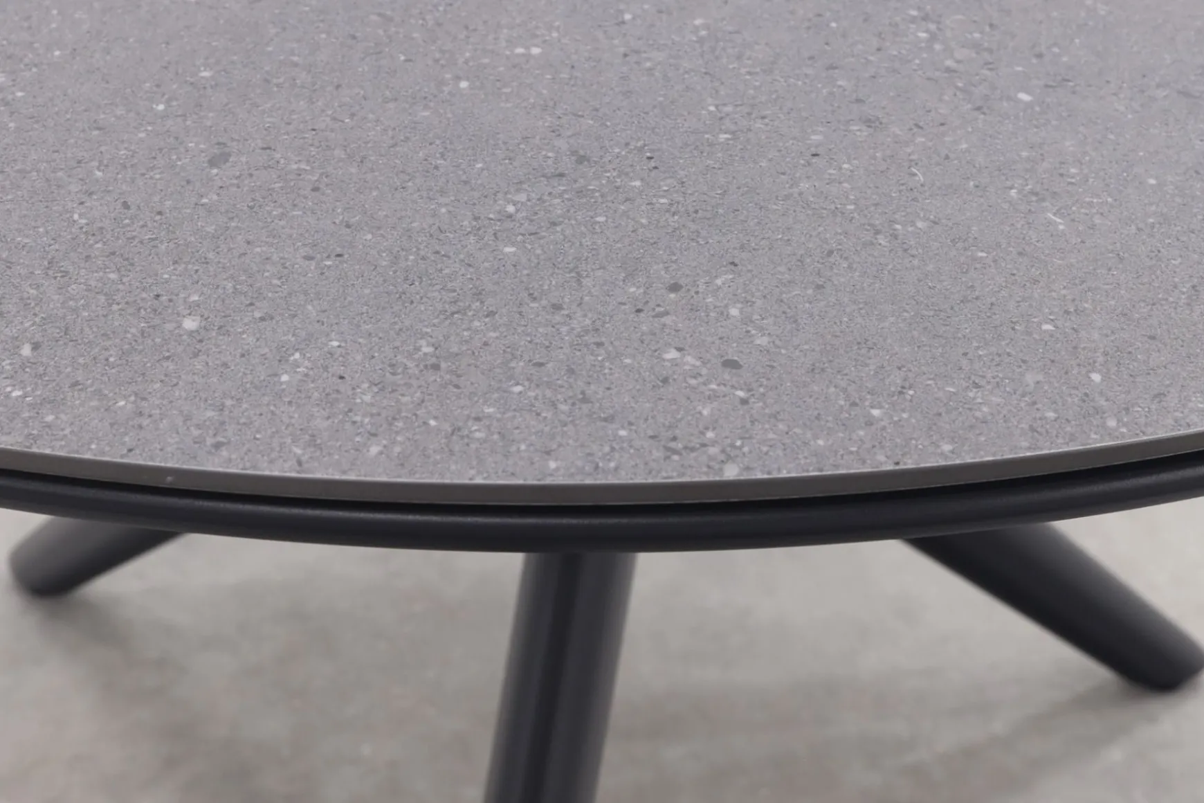 Dublin ronde tuintafel Ø120 cm. - Antraciet