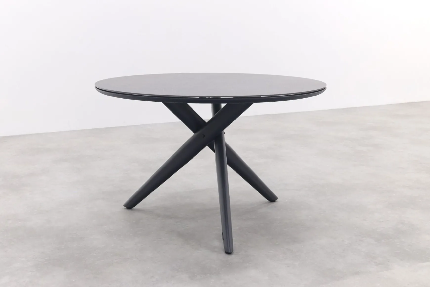 Dublin ronde tuintafel Ø120 cm. - Antraciet