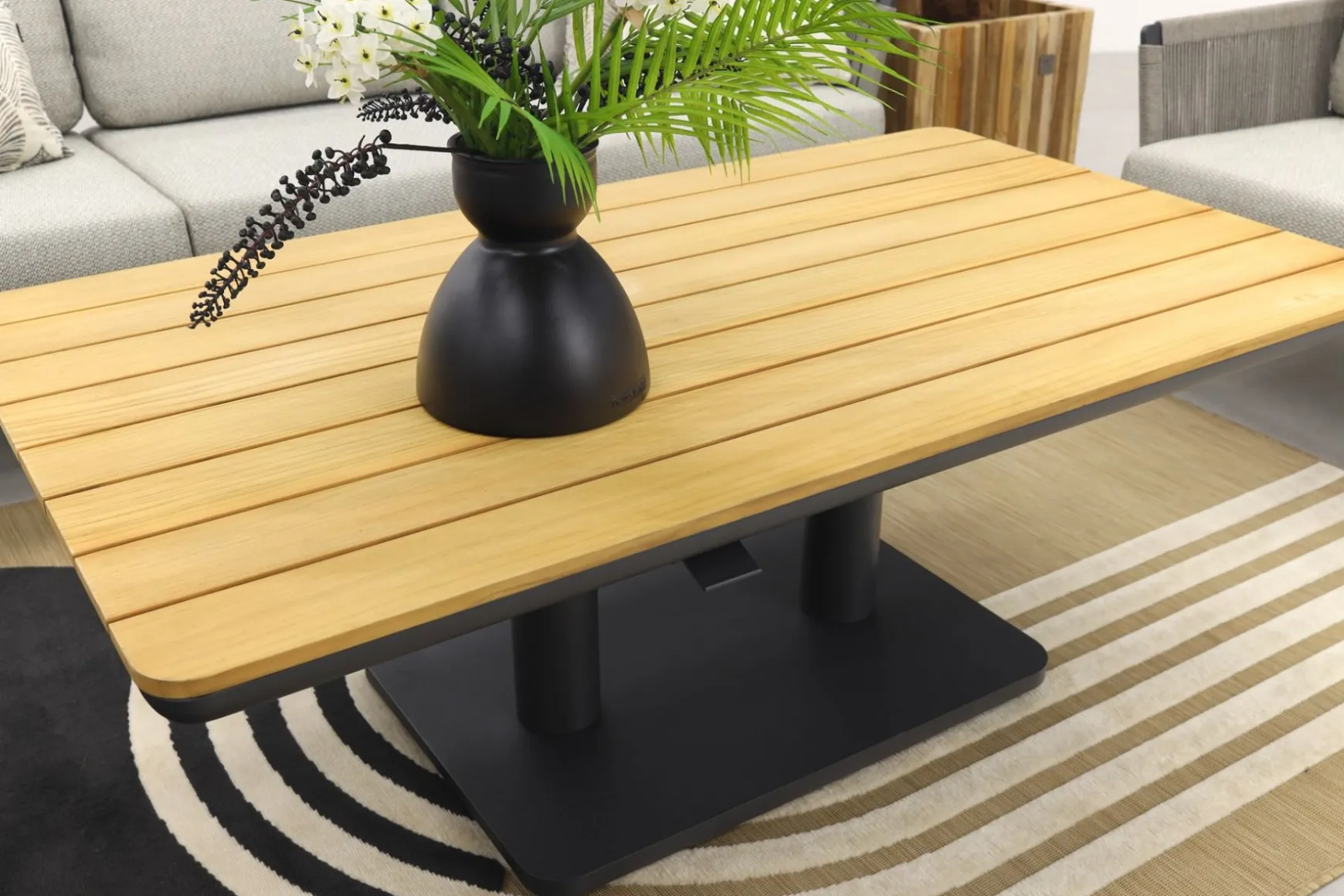 Durban/Medina teak verstelbare stoel-bank loungeset - 4-delig - Op=Op