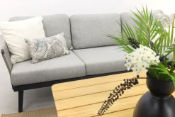 Durban/Medina teak verstelbare stoel-bank loungeset - 4-delig - Op=Op