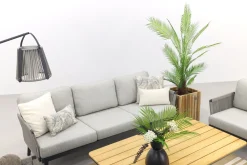 Durban/Medina teak verstelbare stoel-bank loungeset - 4-delig - Op=Op