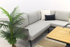 Durban/Medina teak verstelbare loungeset - hoekbank - 2-delig - Op=Op