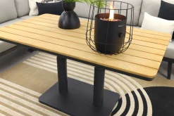 Durban/Medina teak verstelbare loungeset - hoekbank - 2-delig - Op=Op